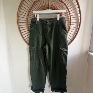 Sandy Liang Green Cargo Pants